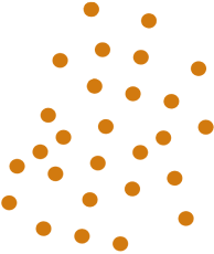 Decorative orange dots